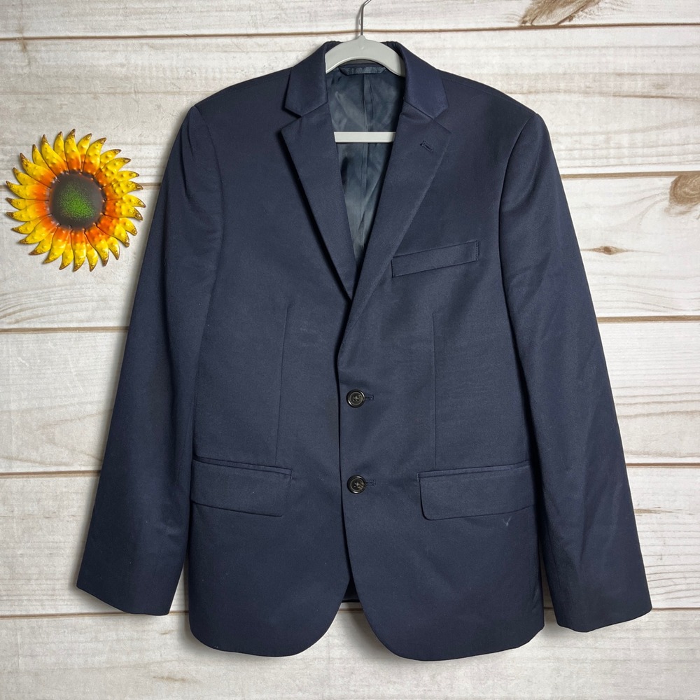 Boys Ralph Lauren Navy Blue Blazer Jacket 14R Classic Style